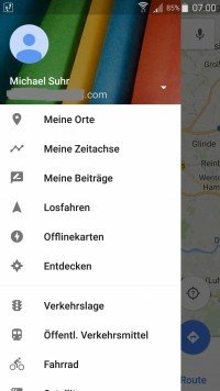 Meine Zeitachse Meine Zeitachse in Google Maps