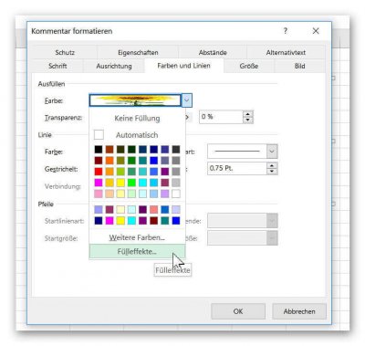 Zellkommentar_in_Excel_formatieren Zellkommentar in Excel formatieren