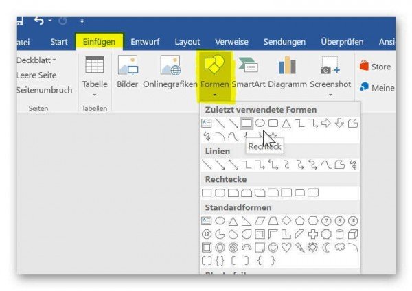 Formen in Word einfügen Formen-in-Word-einfügen