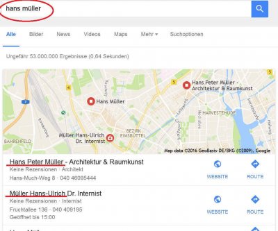 Zusammenhängende Begriffe bei Google suchen