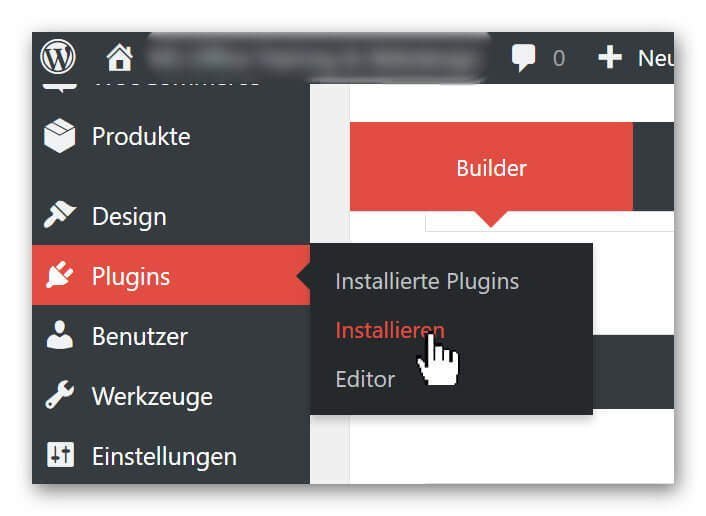 WP Plugins installieren