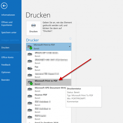 2. Microsoft Print to PDF 2. Microsoft Print to PDF
