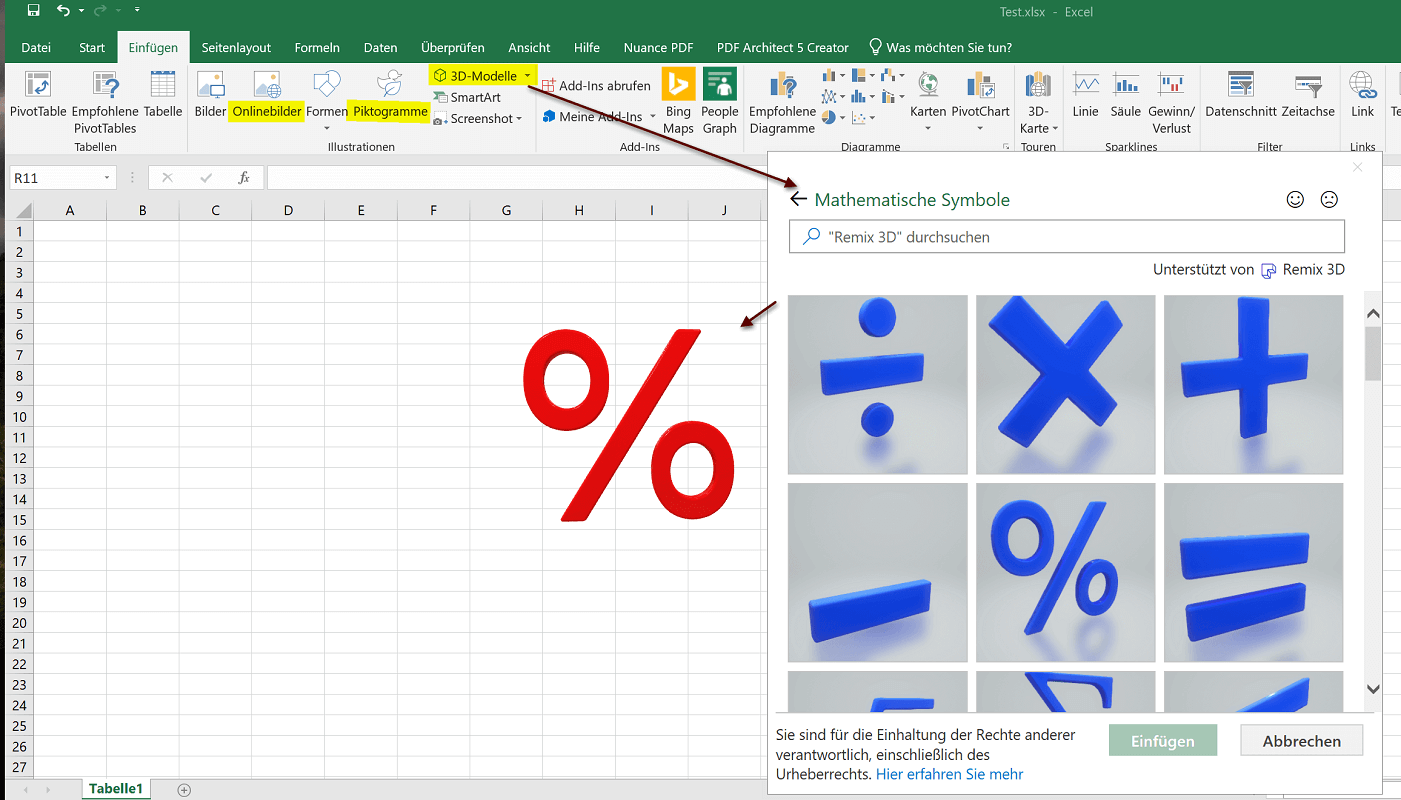Excel 2019 - Grafiken