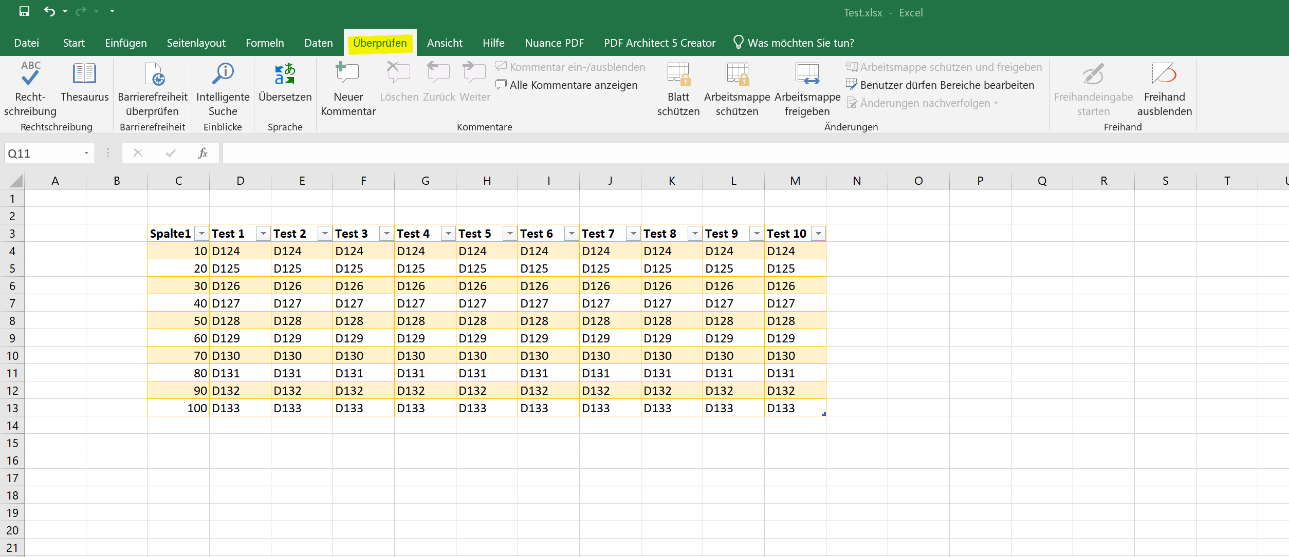 Excel 2019 - Reiter - Übersicht 4