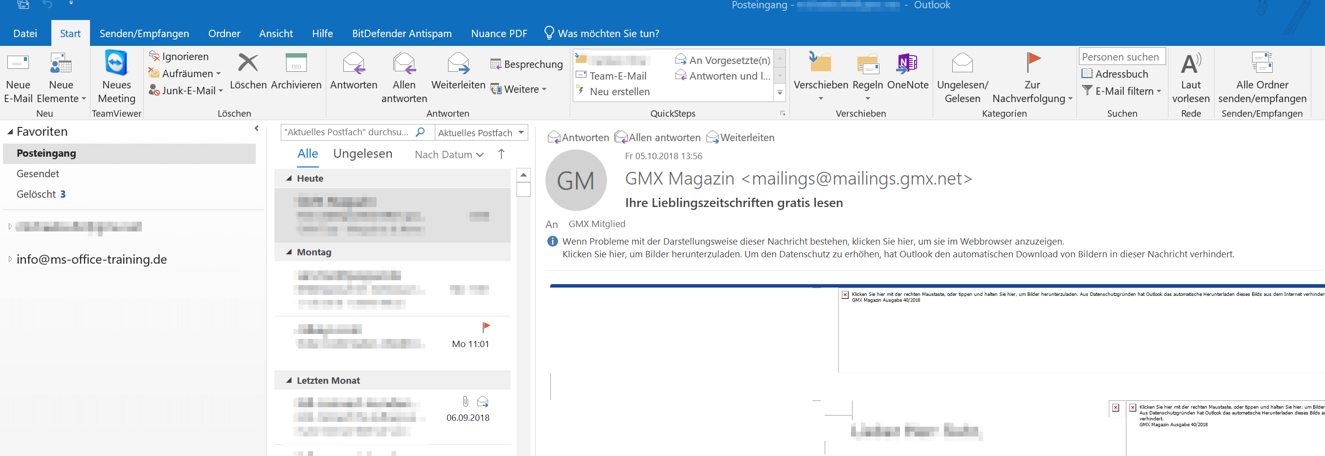 Outlook 2019 Ansicht 5