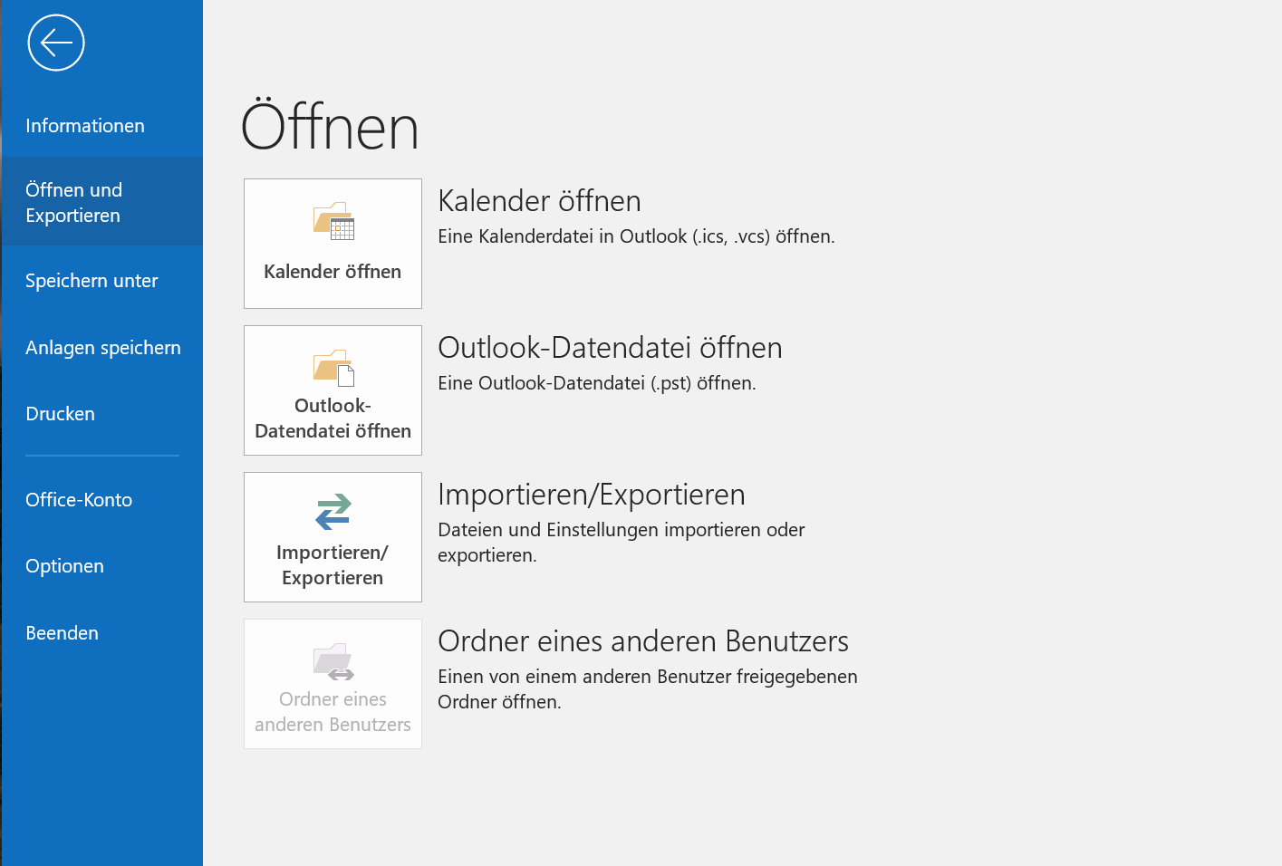 Outlook 2019 Ansicht 6