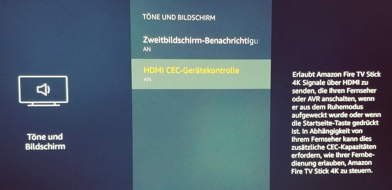 Amazon 4K Fire TV Gerätekontrolle
