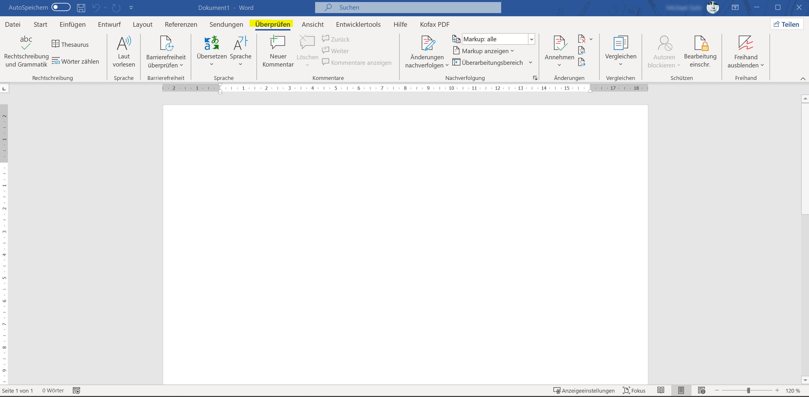 Word 2021 - Register Ueberpruefen