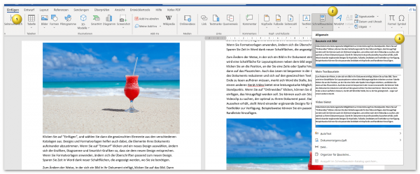 Eigene Textbausteine in Word Abb.3