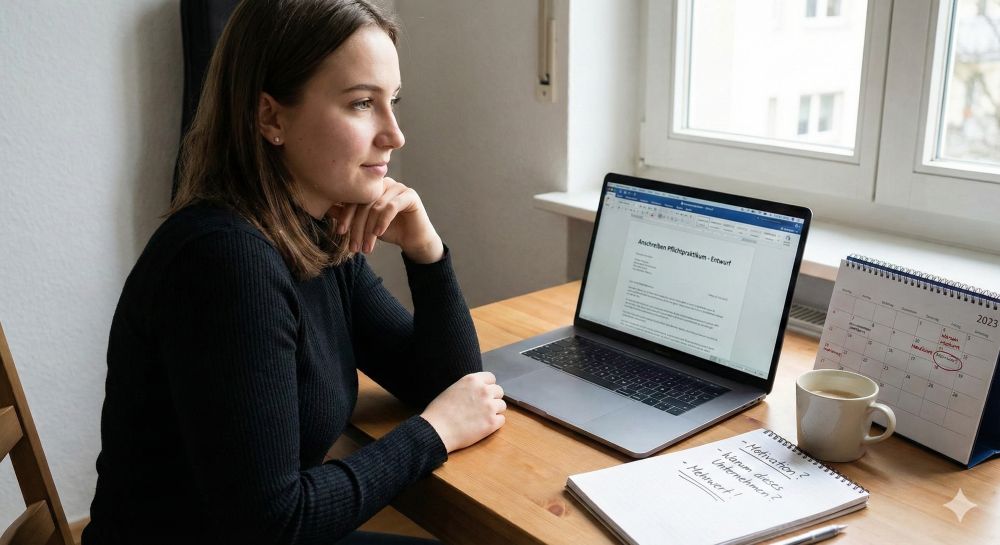 Anschreiben fürs Pflichtpraktikum Anschreiben fürs Pflichtpraktikum