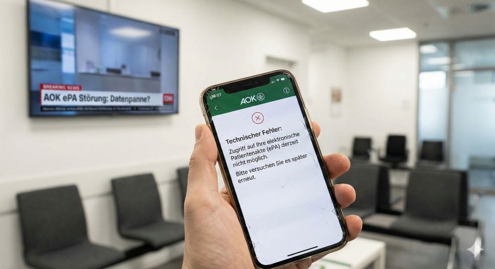 Störung bei AOK-Akte Störung bei AOK-Akte