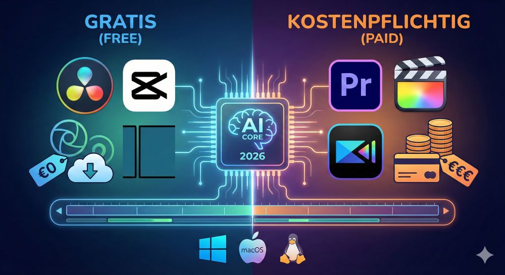 Video-Editoren 2026 für PC und Mac im Test Video-Editoren 2026 für PC und Mac im Test