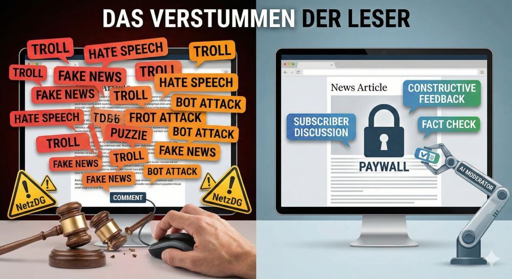 Warum Nachrichtenportale die Kommentarfunktionen abschalten Warum Nachrichtenportale die Kommentarfunktionen abschalten