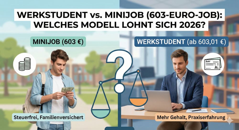 Werkstudent vs. 603-Euro-Job Werkstudent vs. 603-Euro-Job