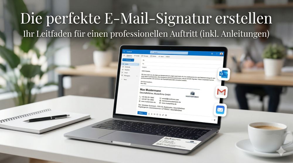 Die perfekte E-Mail-Signatur erstellen – Tutorial Die perfekte E-Mail-Signatur erstellen - Tutorial