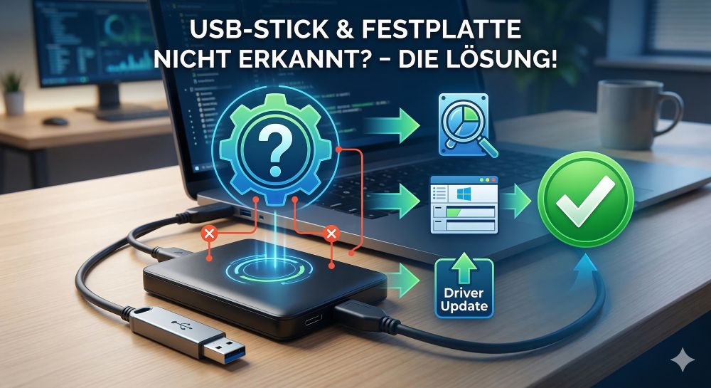 Festplatte-USB-Stick unsichtbar Die besten Lösungen Festplatte-USB-Stick unsichtbar Die besten Lösungen