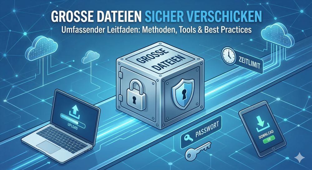 Große Dateien sicher verschicken – Tutorial Große Dateien sicher verschicken - Tutorial