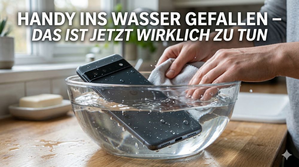 Handy ins Wasser gefallen Handy ins Wasser gefallen