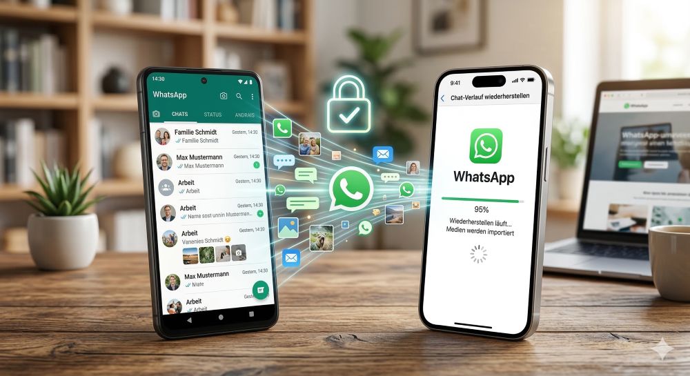 WhatsApp-Chats sicher umziehen WhatsApp-Chats sicher umziehen