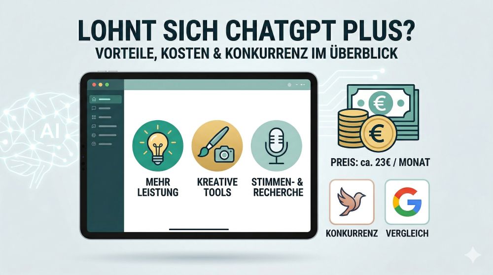 Lohnt sich ChatGPT Plus – Was kann es besser Lohnt sich ChatGPT Plus - Was kann es besser