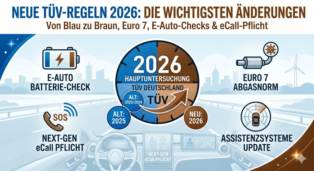 Neue TÜV-Regeln 2026 Neue TÜV-Regeln 2026