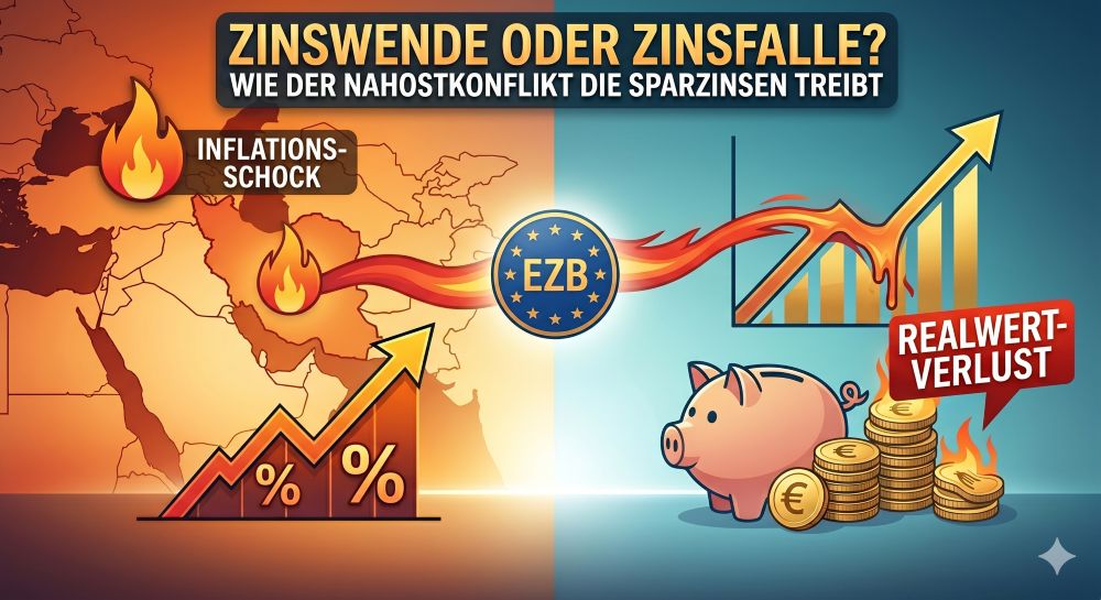 Wie der Nahostkonflikt die Sparzinsen treibt Wie der Nahostkonflikt die Sparzinsen treibt