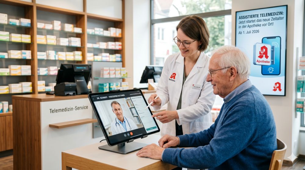 Apotheke wird zur digitalen Praxis Apotheke wird zur digitalen Praxis