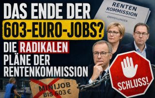 Das Ende der 603-Euro-Jobs Die radikalen Pläne der Rentenkommission