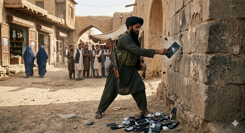 Das Smartphone-Verbot der Taliban Das Smartphone-Verbot der Taliban