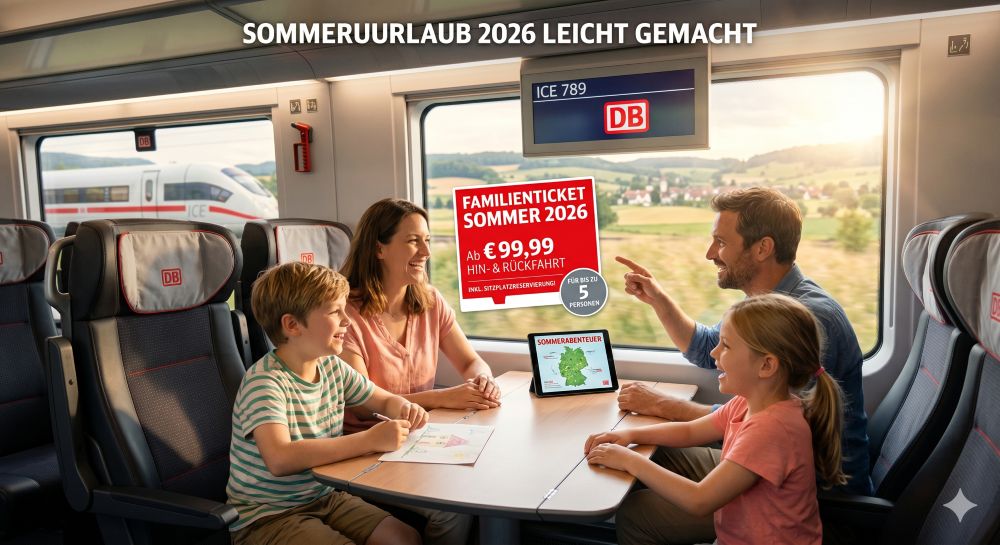 Das neue 99-Euro-Familienticket der Bahn im Check Das neue 99-Euro-Familienticket der Bahn im Check