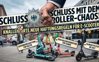 Die knallharten neuen Haftungsregeln für E-Scooter!