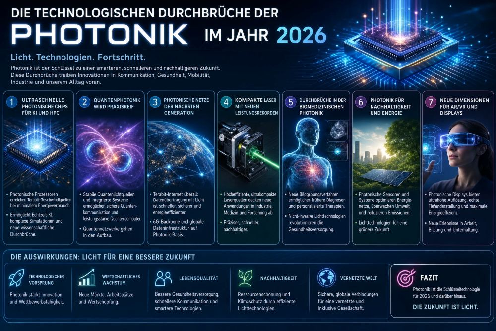 Die technologischen Durchbrüche der Photonik Die technologischen Durchbrüche der Photonik