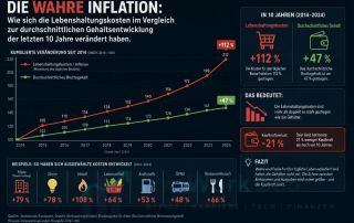 Die wahre Lücke zwischen Lebenshaltungskosten und Gehalt