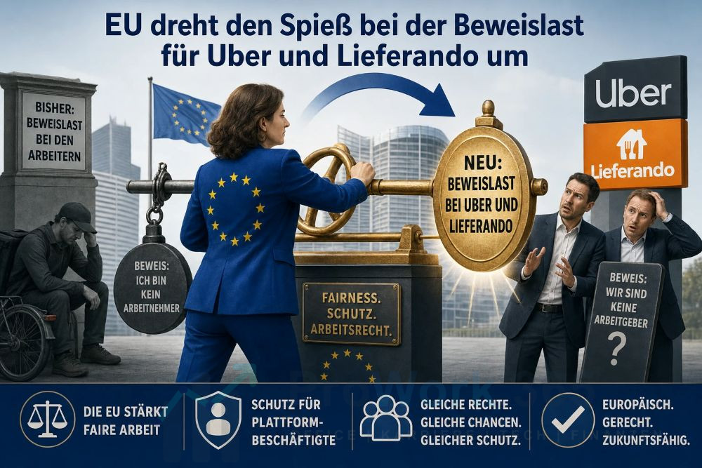 EU dreht den Spieß für Uber und Lieferando um EU dreht den Spieß für Uber und Lieferando um