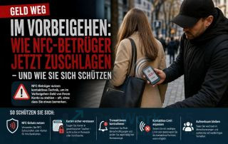 Geld weg im Vorbeigehen Wie NFC-Betrüger jetzt zuschlagen