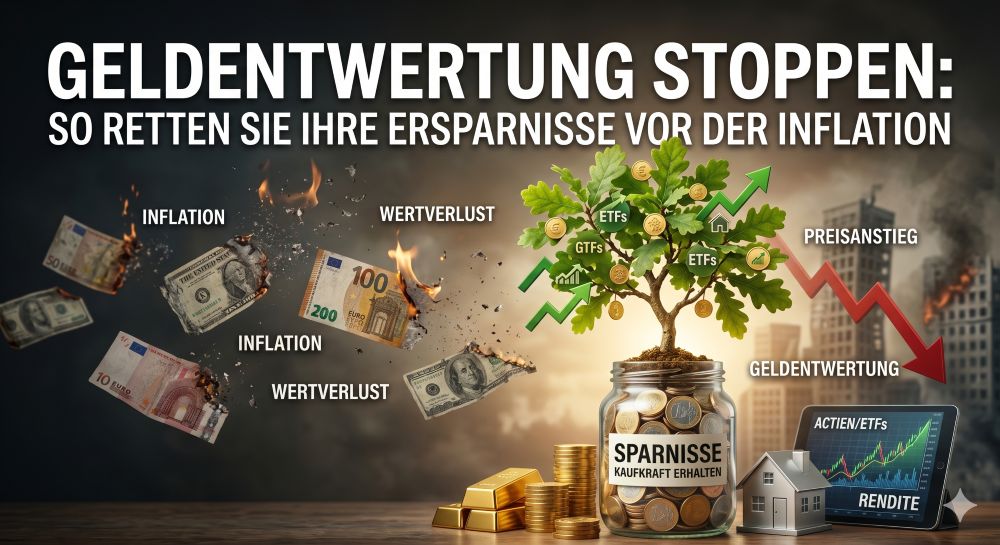 Geldentwertung stoppen So retten Sie Ihre Ersparnisse vor der Inflation Geldentwertung stoppen So retten Sie Ihre Ersparnisse vor der Inflation