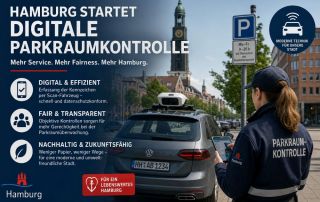 Hamburg jagt Parksünder ab sofort mit digitalen Scan-Cars