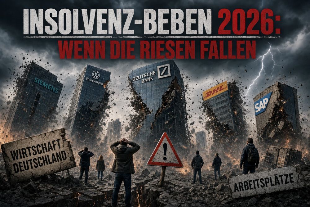 Insolvenz-Beben 2026 Wenn die Riesen fallen Insolvenz-Beben 2026 Wenn die Riesen fallen