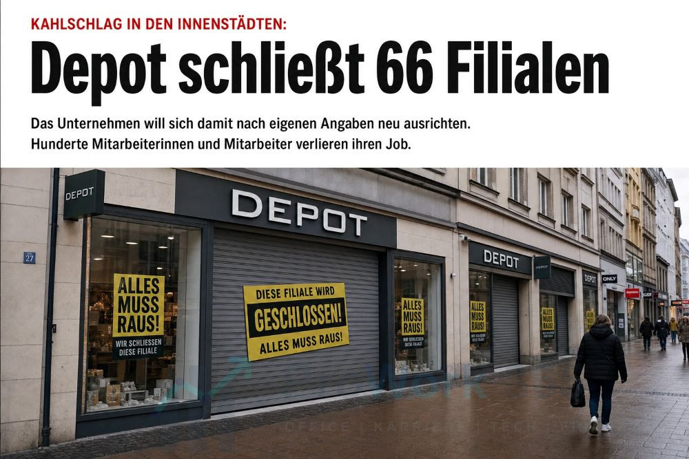 Kahlschlag in den Innenstädten Depot schließt 66 Filialen Kahlschlag in den Innenstädten Depot schließt 66 Filialen