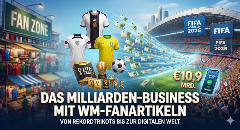 Milliarden-Business mit den Fußball-WM Fanartikeln Milliarden-Business mit den Fußball-WM Fanartikeln