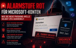 Neue Phishing-Welle Alarmstufe Rot für Microsoft-Konten