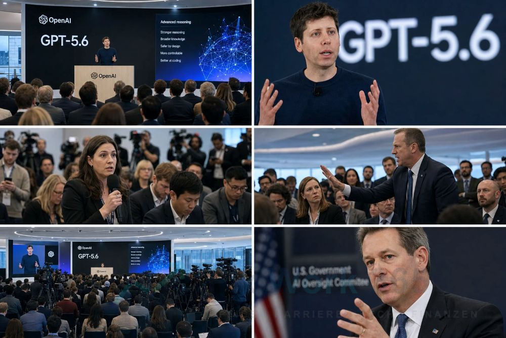 OpenAI enthüllt GPT-5.6 – doch die US-Regierung zieht die Bremse OpenAI enthüllt GPT-5.6 – doch die US-Regierung zieht die Bremse