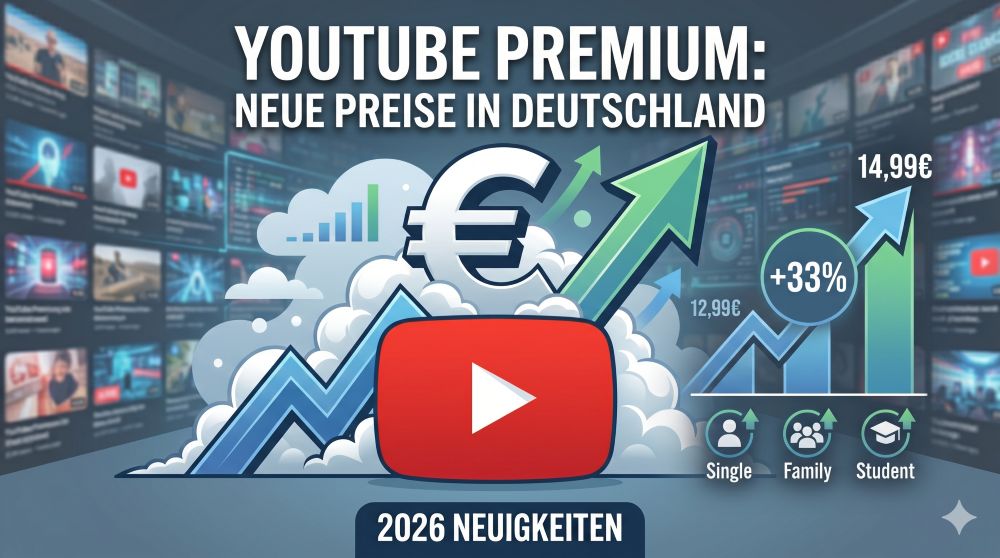 Preisschock bei YouTube Premium-Abos werden in Deutschland drastisch teurer Preisschock bei YouTube Premium-Abos werden in Deutschland drastisch teurer