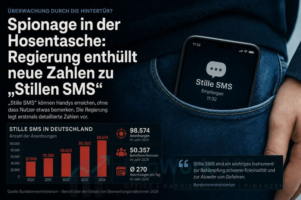 Regierung enthüllt neue Zahlen zu stillen SMS Regierung enthüllt neue Zahlen zu stillen SMS