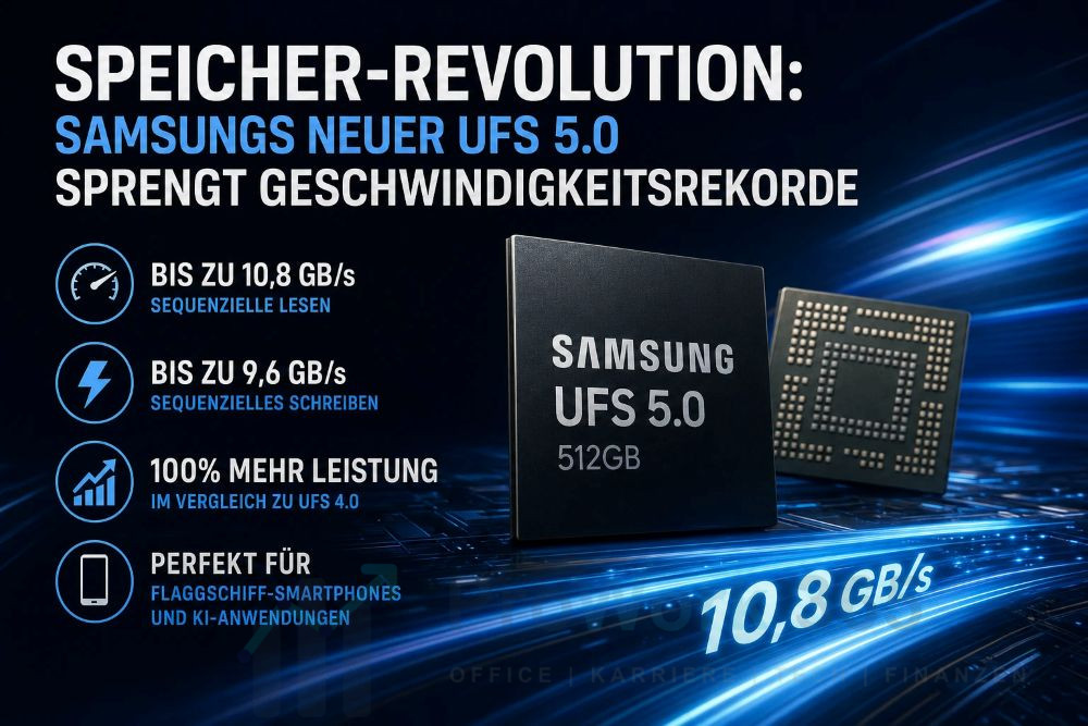 Samsungs neuer UFS 5.0 sprengt alle Geschwindigkeitsrekorde! Samsungs neuer UFS 5.0 sprengt alle Geschwindigkeitsrekorde!