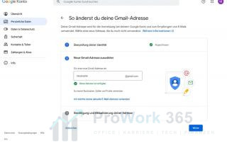 So änderst du endlich deine Gmail-Adresse