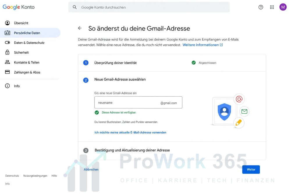 So änderst du endlich deine Gmail-Adresse So änderst du endlich deine Gmail-Adresse