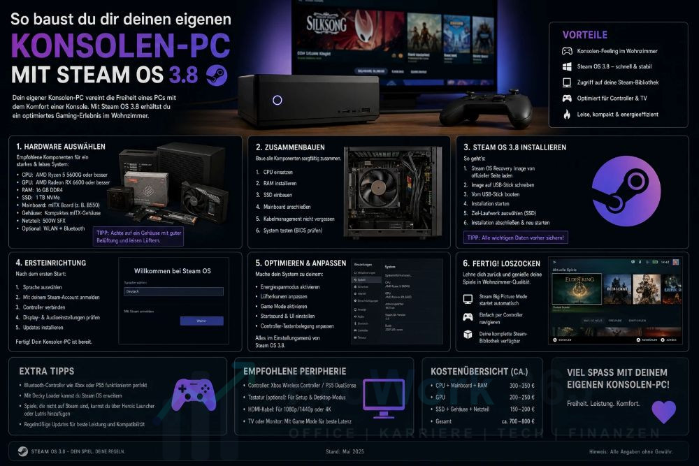 So baust du dir deinen eigenen Konsolen-PC mit Steam OS So baust du dir deinen eigenen Konsolen-PC