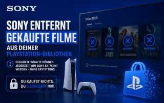 Sony löscht ab September 2026 über 500 gekaufte Filme von PlayStation-Konten