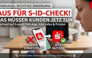 Sparkassen-Kunden aufgepasst Aus für S-ID-Check
